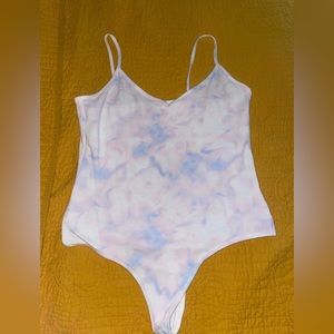 Pacsun bodysuit tie dye multicolor